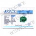 Emerald Brazil 11.15 Ct Cutting Facet KGCL Certified Batu Cincin Natural Zamrud Beryl Memo ID05